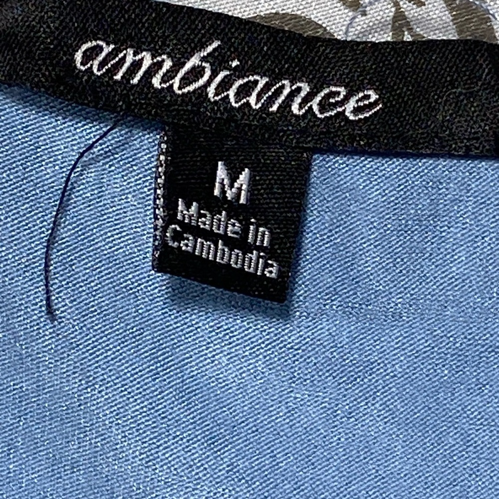 Ambiance Light Blue Crochet Tank Top - Picture 4 of 5